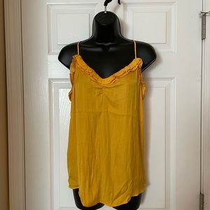 NWT Tank Top with Ruffles